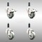 Service Caster 3 Inch 316SS Gray Poly Swivel 7/8 Inch Expanding Stem Caster Lock Brake, 2PK SCC-SS316TTLEX20S314-PPUB-2-S-2-78 - alternate 1